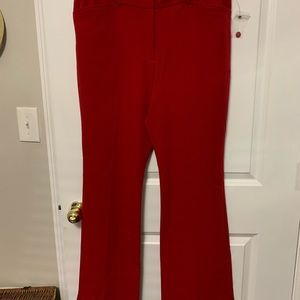 NWT Red pants worthington SZ 16